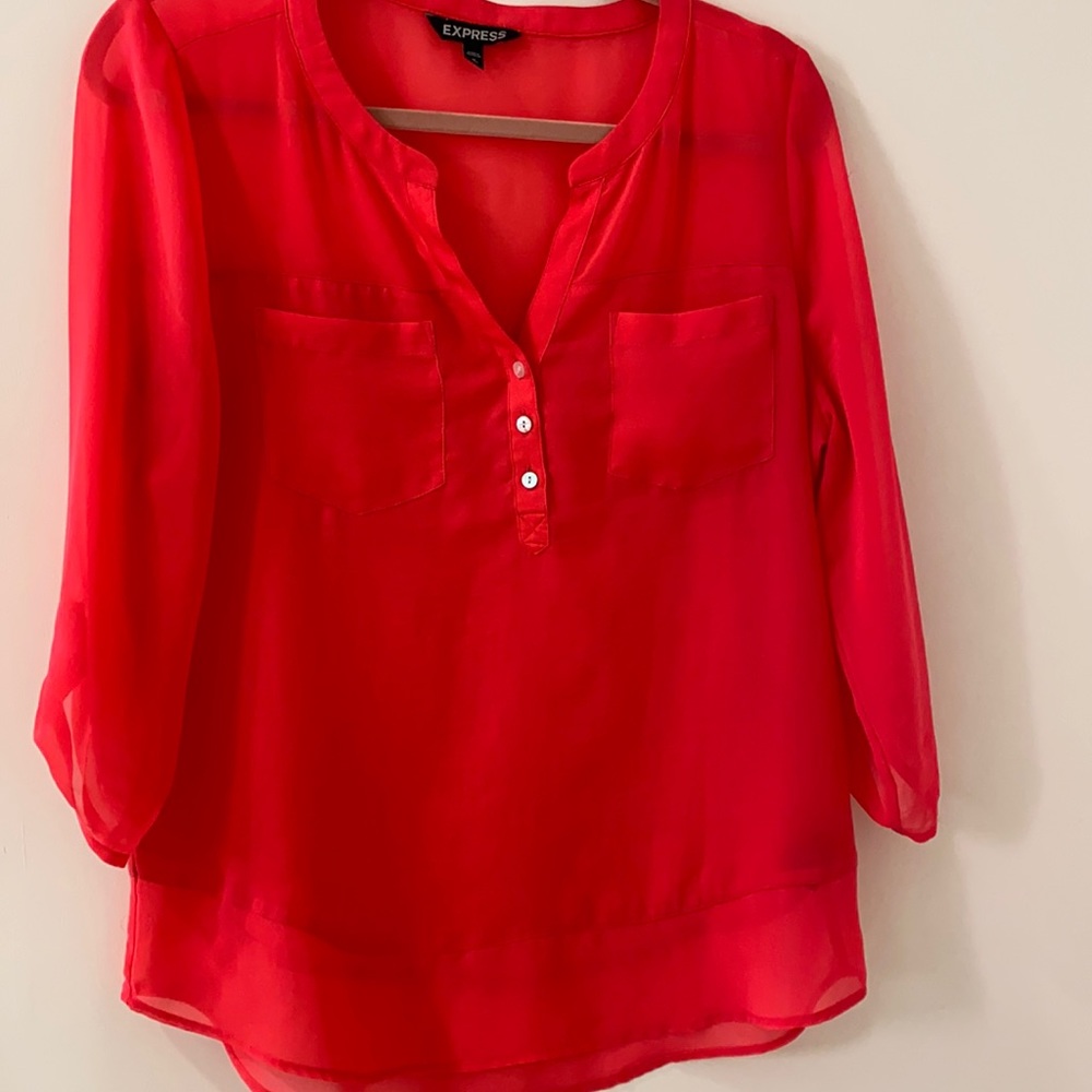 Express Hot pink blouse
